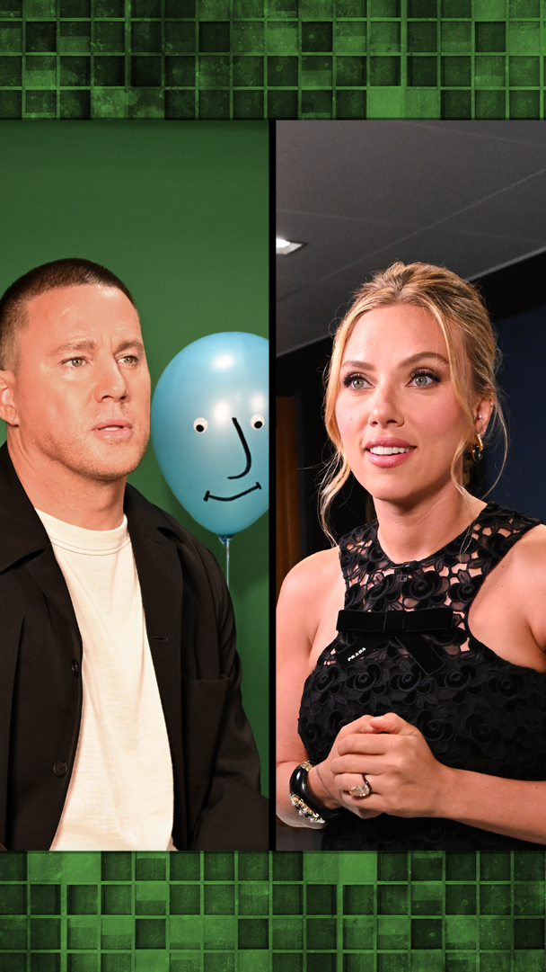 .Channing Tatum &amp; Scarlett Johansson fake the Tonight Show landing 🌙 Fly Me To The Moon #FallonTonight