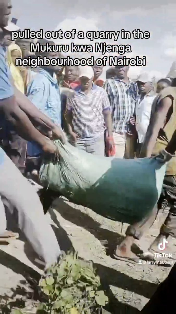 DEVELOPING: Several decomposing bodies found in Nairobi's Kware, Mukuru kwa Njenga in sacks. It is not clear who they are and when they were dumped there. CNN has asked police for a response but we haven't had any answers to any questions in the last few weeks