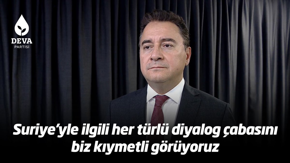 Suriye'yle ilgili her türlü diyalog çabasını biz kıymetli görüyoruz. Esad'la görüşmelerde önceliklerimiz; sınır güvenliği, sığınmacı sorunu ve terörle mücadele olmalıdır. Bölgedeki ülkeler, ABD ve Rusya da sürece dahil edilmeli ve Suriye'nin toprak bütünlüğü sağlanmalıdır.