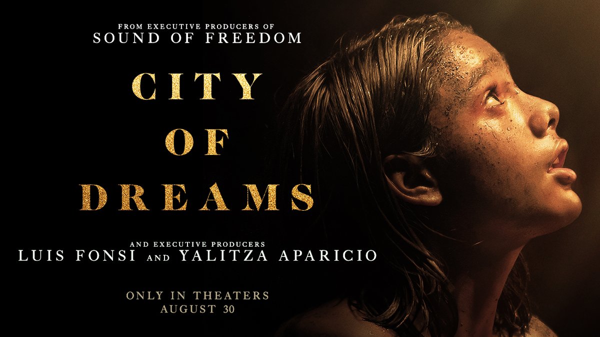 From executive producers of “Sound of Freedom” - watch the trailer for #CityofDreams, and see it only in theaters August 30. Millions of children are victims of modern slavery. Inspired by true events, City of Dreams is the story of one who fought back.