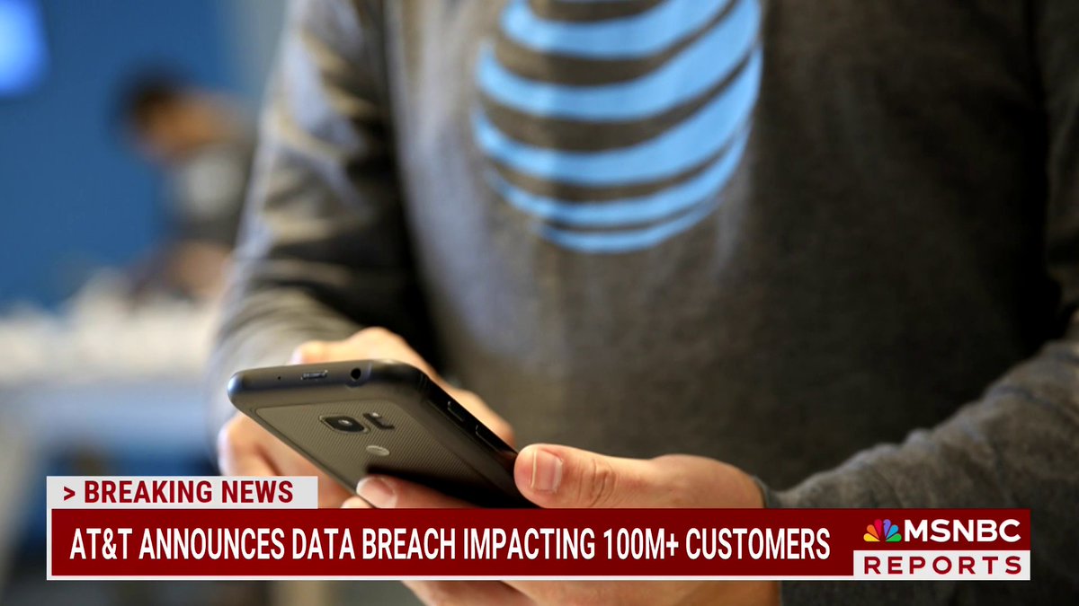 BREAKING: AT&T announces data breach impacting 100M+ customers. brian cheung has the latest.