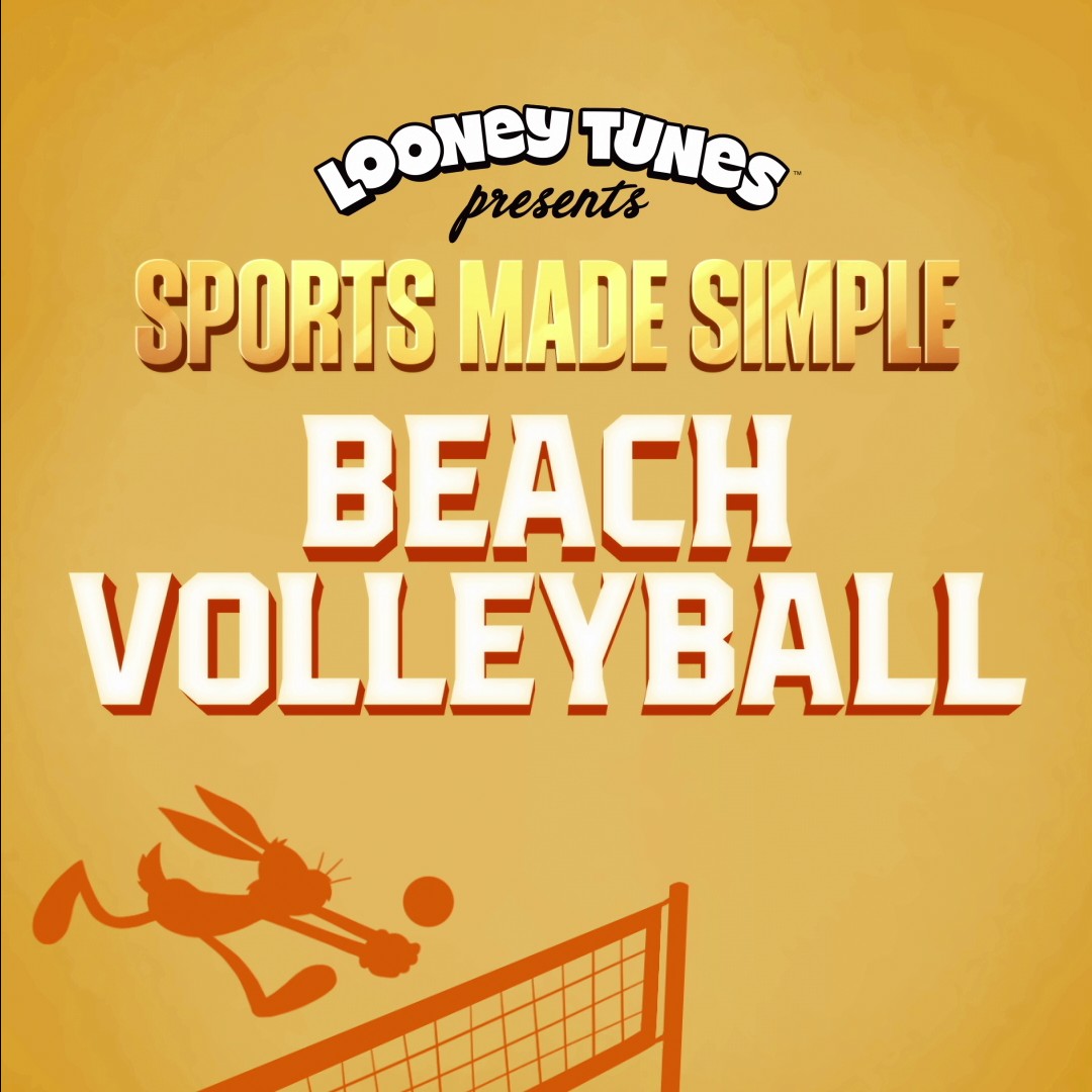 Bump. Set. Spike. Block. Bugs is here to school you in the art of beach volleyball. #TeamLooneyTunes Looney Tunes 🙌