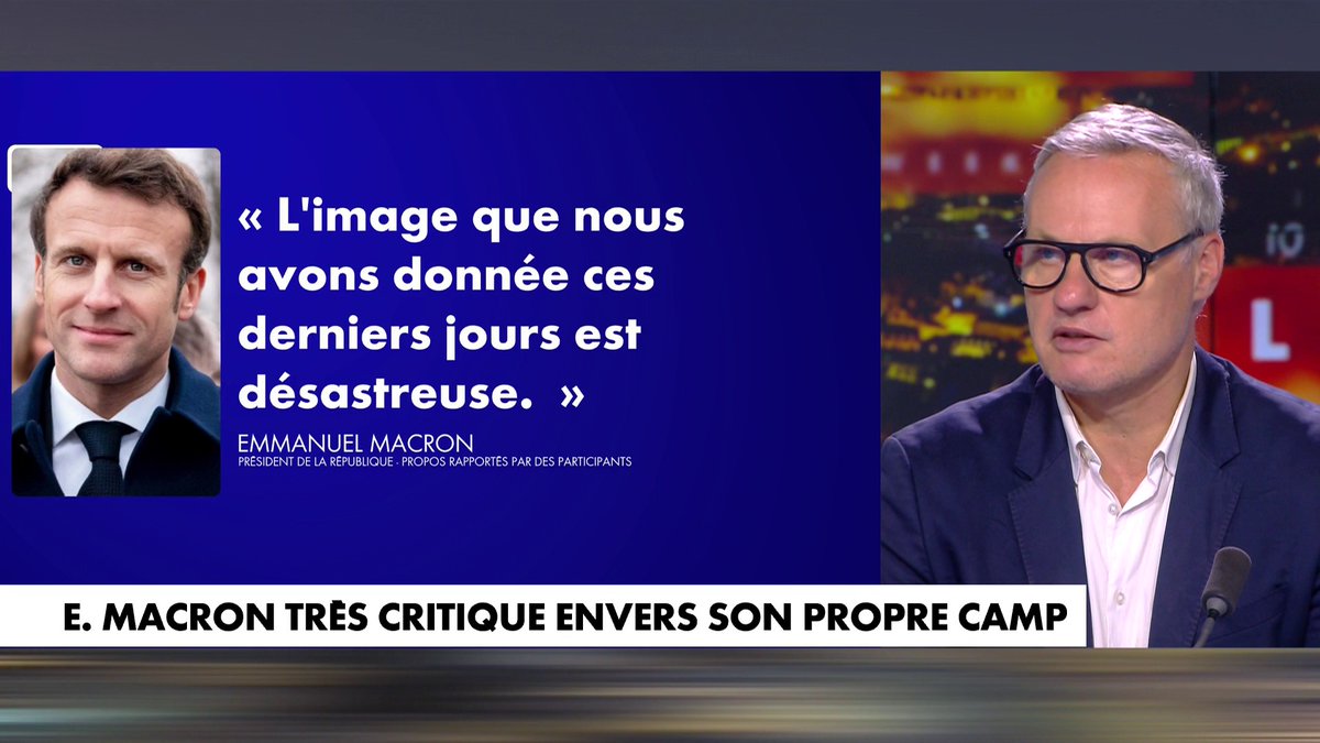 Jean-Sébastien Ferjou réagit aux critiques formulées par Emmanuel Macron envers son propre camp : «C'est un sélectionneur qui ne se remet jamais en question», dans #HDPros2WE