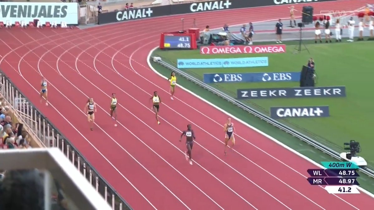 𝐒𝐓𝐀𝐑 𝐆𝐈𝐑𝐋! 🔥 Rhasidat Adeleke wins the 400m at the Monaco Diamond League with a 49.17! 🇮🇪 A brilliant run ahead of her debut Olympics! #MonacoDL | Athletics Ireland | Rhasidat Adeleke