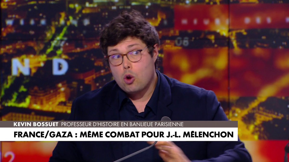 Pour Kevin Bossuet, professeur d'Histoire, les partisans de Jean-Luc Mélenchon «veulent le chaos pour le chaos», dans #HDPros2WE