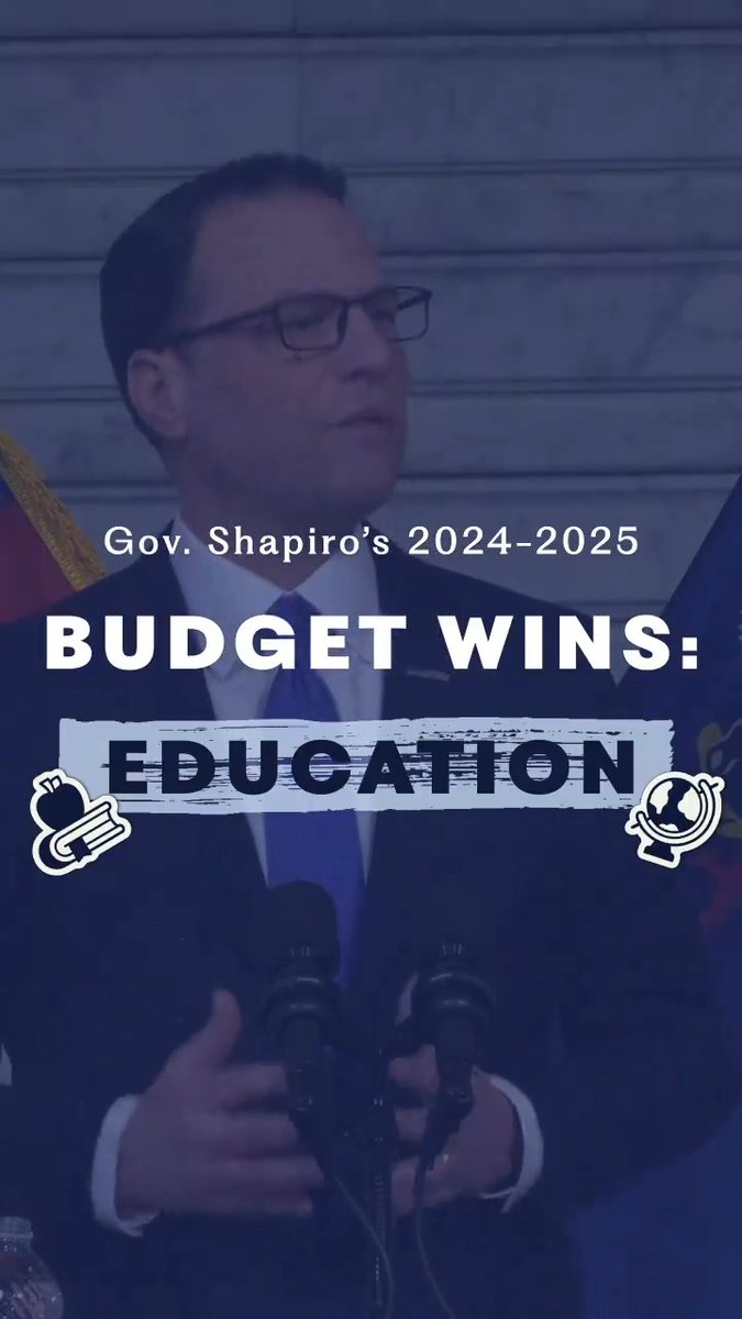 We came together to make the largest investment in K-12 public education in Pennsylvania history, while building on the progress we’ve made on student teacher stipends, mental health resources, and environmental school repairs. I promised to invest in the next generation of Pennsylvania leaders — and we delivered.