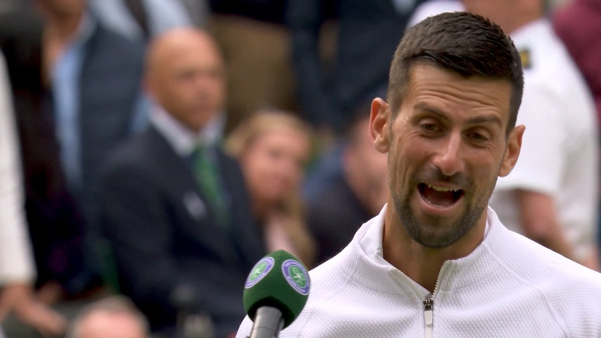 Novak Djokovic: “When I retire in 15 years.” 😂