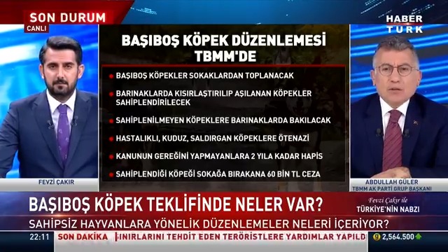 Başıboş Köpek Düzenlemesi Meclis'te... Yasa teklifi nasıl hazırlandı? Düzenleme neler içeriyor? TBMM AK Parti Grup Başkanı Abdullah Güler #TürkiyeninNabzı'nda anlattı.