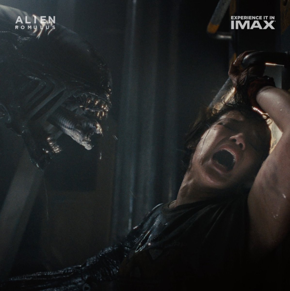Fear is bigger in IMAX. #AlienRomulus, only in theaters August 16. Get tickets now: