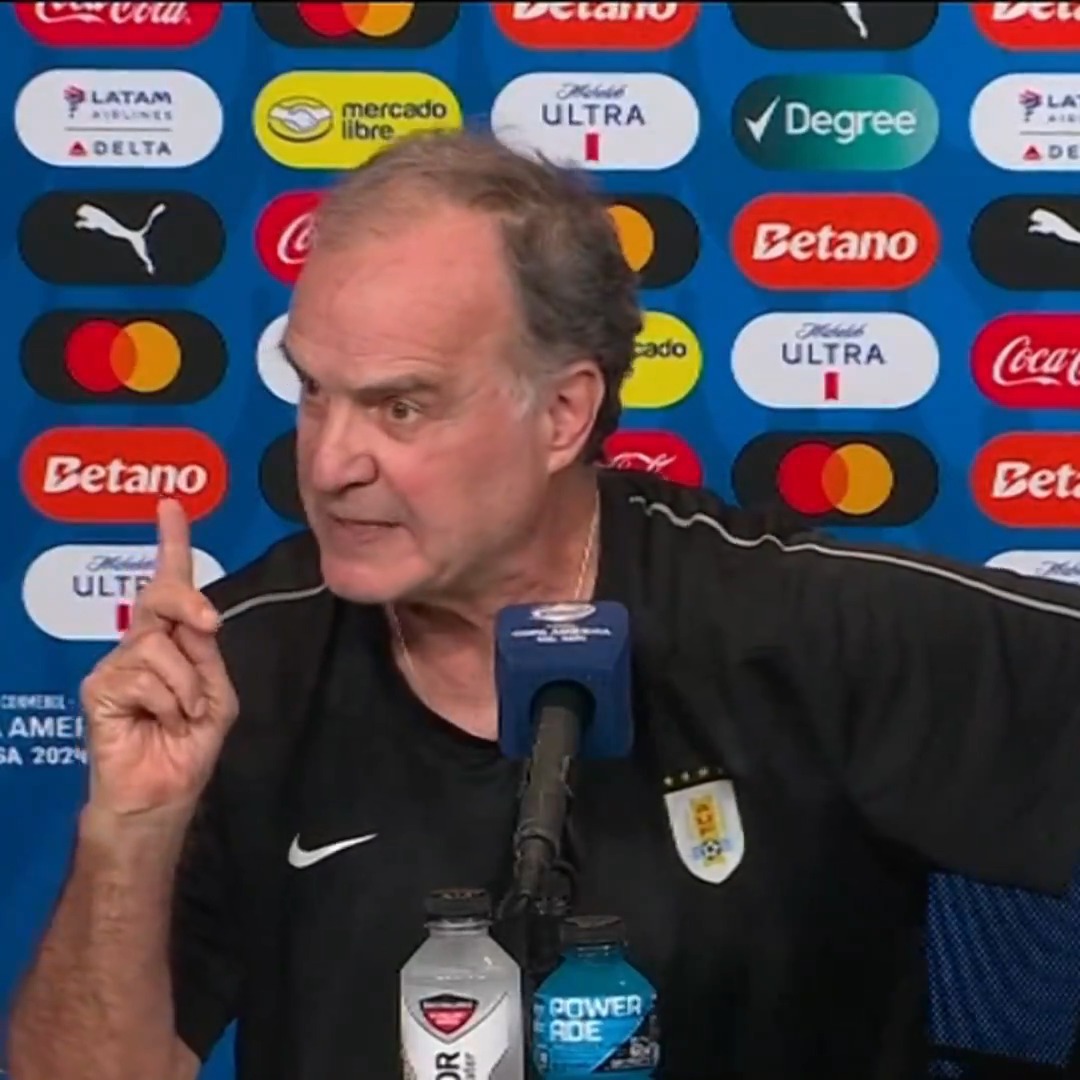 "Bielsa": Por sus declaraciones sobre la organización de la #CopaAmérica y los incidentes tras el partido de Uruguay