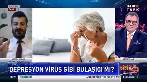 Depresyon pandemisi mi yaşıyoruz? Depresyon virüs gibi bulaşıcı mı? Depresyondan kurtulmanın yolu ne? Uzman Klinik Psikolog Metin Aydın #GeceHattı'nda Mesut Yar'a anlattı.