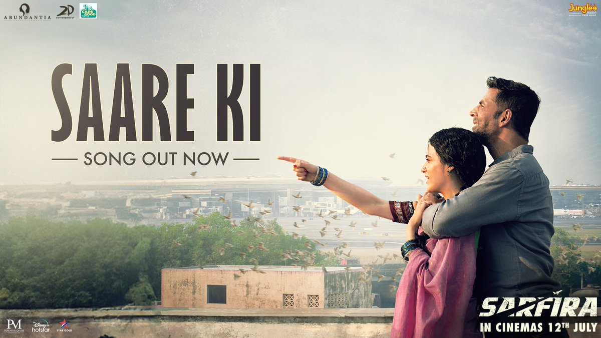 #SaareKi saari ki saari masti summed up in one song! 🤩 #SaareKi – Song Out Now – #Sarfira in cinemas Now. Book your tickets -