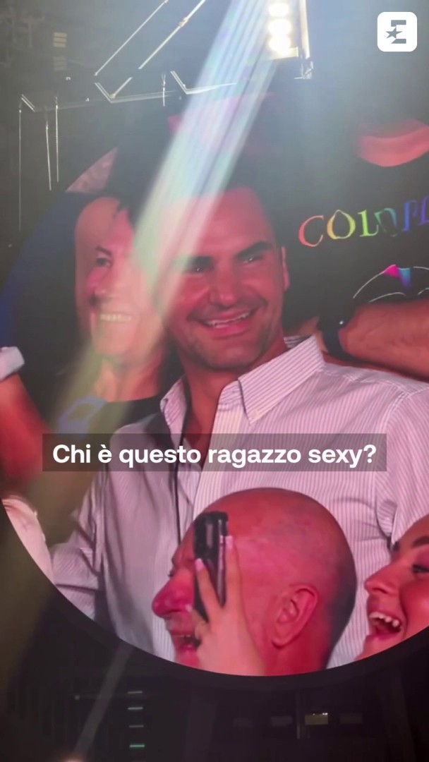Roger Federer allo Stadio Olimpico di Roma per il concerto dei Coldplay ✨✨✨ #EurosportTENNIS #Tennis #Coldplay #Federer #Roma