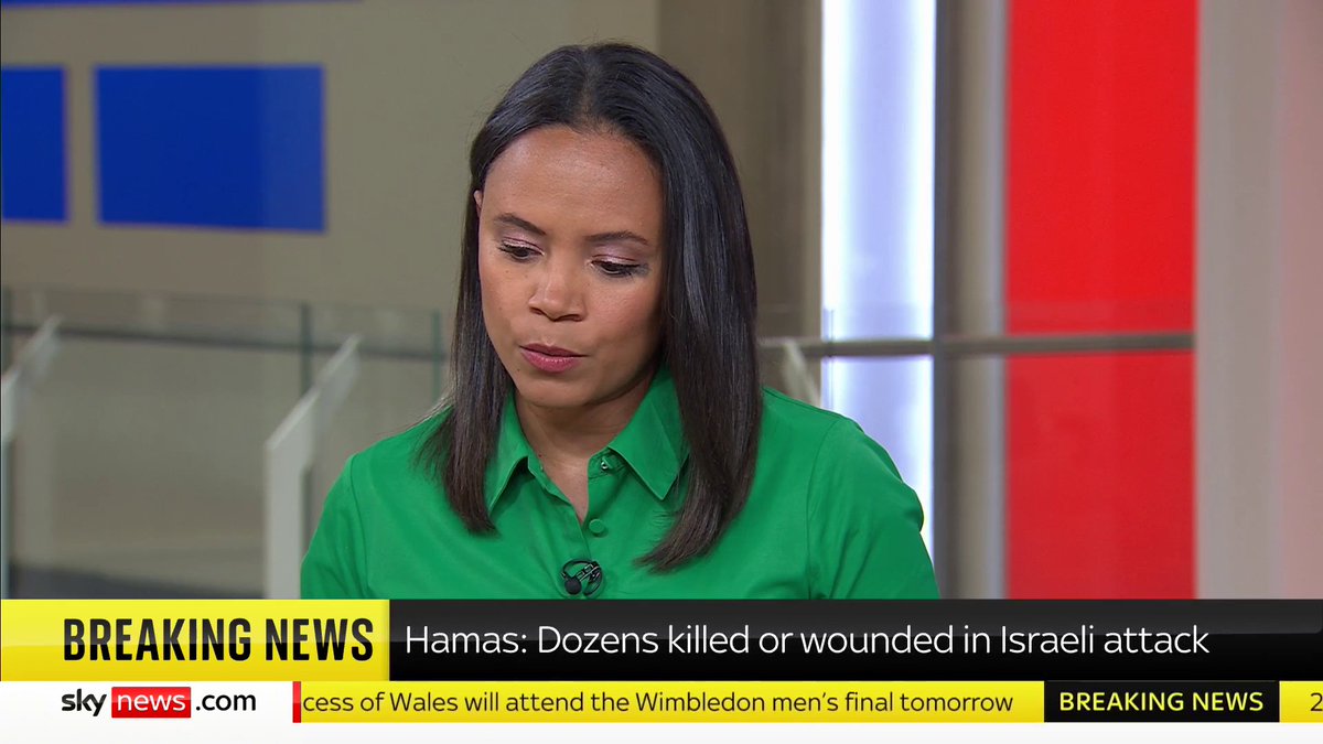 The slaughter in Khan Yunis is so horrific that even Sky News have had to report it But listen to how they report: •”Hamas run media” •”Israel is looking into it” •No mention of the area being a ‘safe zone’ Mainstream media is complicit in genocide