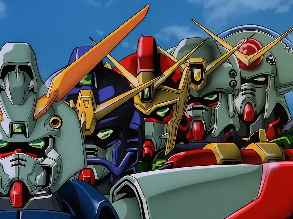 Mobile Fighter G Gundam (1994) Opening 1 Version 2:「Flying In The Sky」
