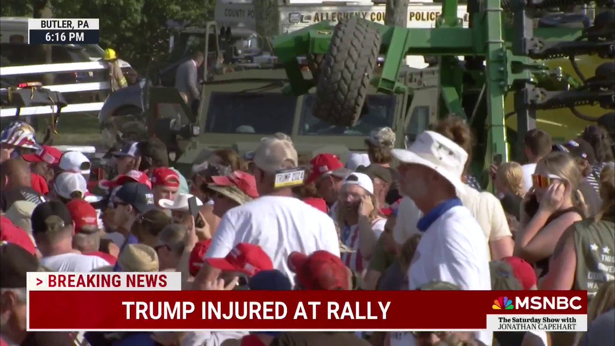 BREAKING: Donald Trump rushed off stage at Pennsylvania rally