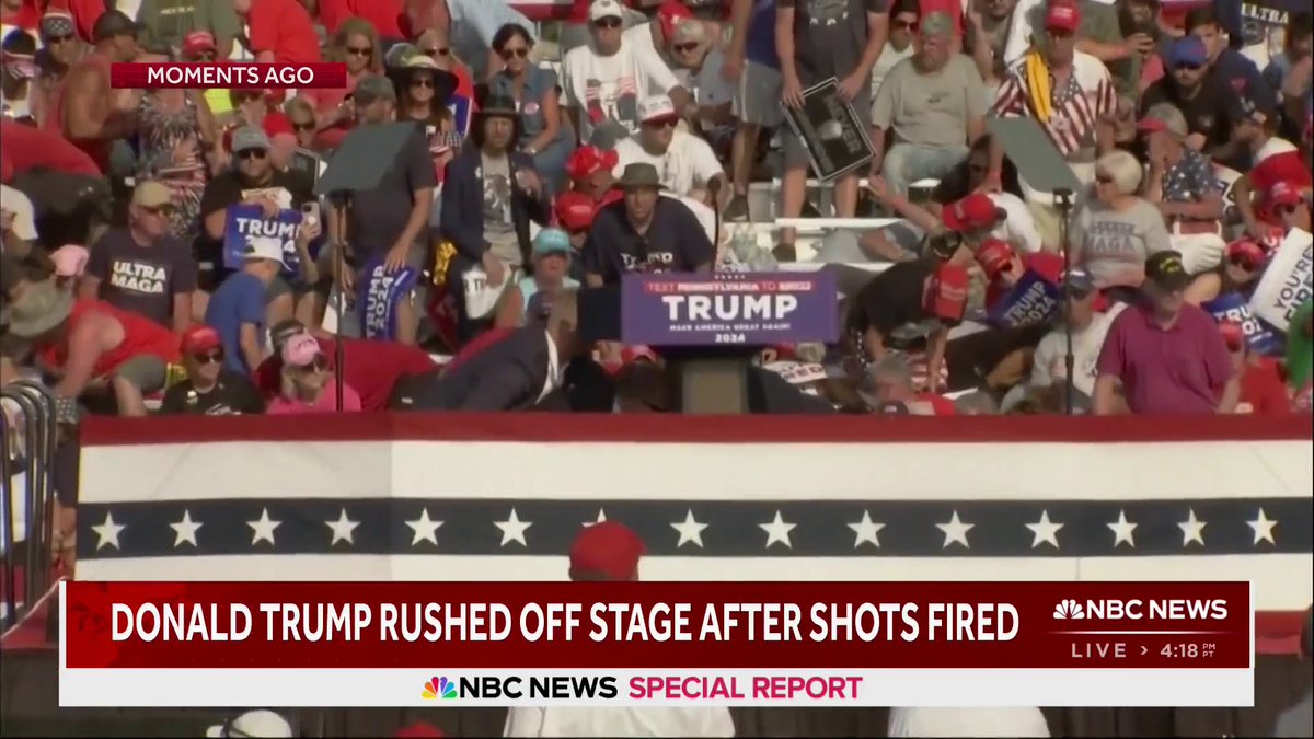 NEW: Two senior U.S. law enforcement officials tell NBC News there is a growing concern in law enforcement circles that this may have been a serious attempt on the life of former President Donald Trump