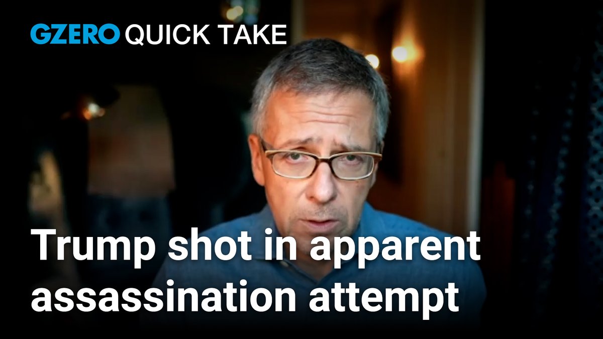 trump assassination attempt: the worst event that can happen in today’s polarized america, and presages more political violence & social instability to come GZERO Media
