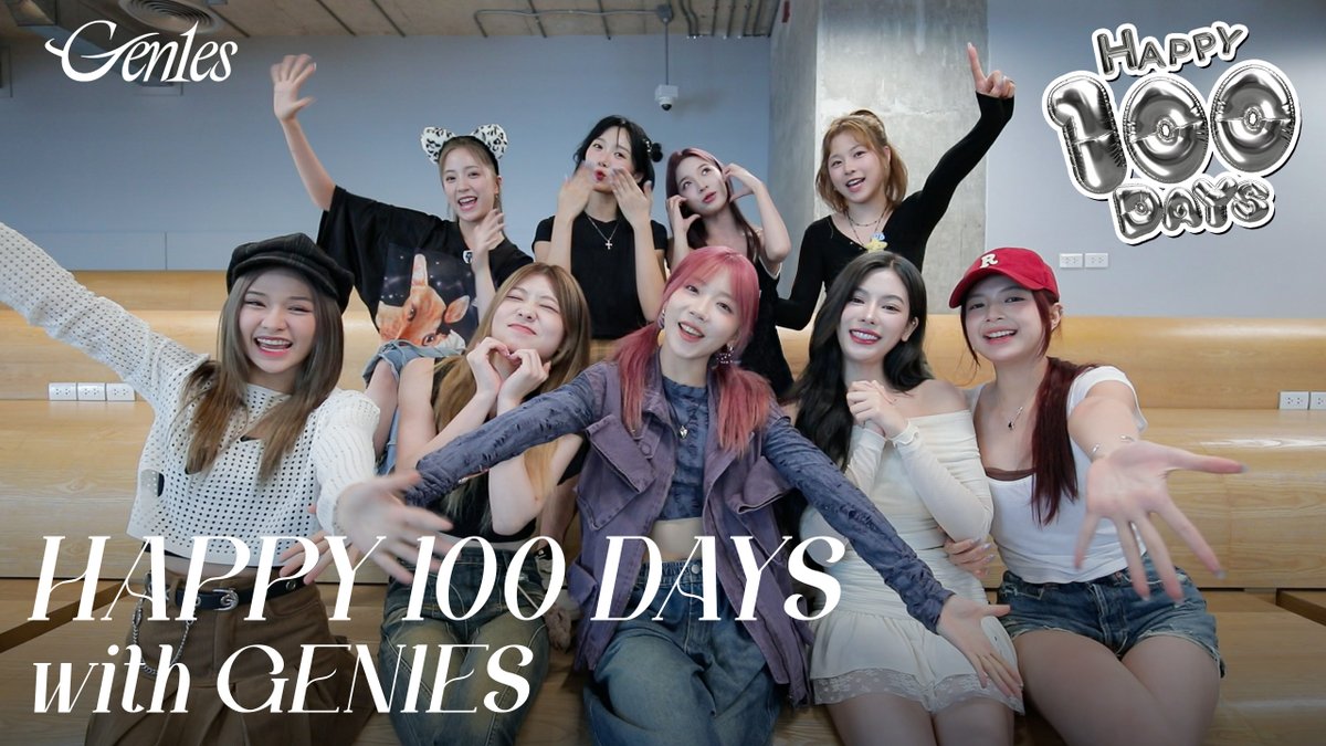 🌈 Happy 100th Day Anniversary! 🧚🏻‍♀️ ✨ Everyday with you is like a celebration. 🎉 Thanks W1NGs for your love and support! 💜🪽 #Gen1es_Happy100days #Gen1es