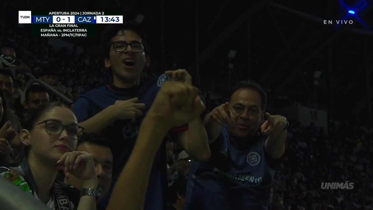 ¡¡Gooooool de Cruz Azuuuul!! ¡¡Gooooool de Nacho Riverooo!! 🤠 Rayados 0-1 Cruz Azul 🚂 🔴 EN VIVO: 🇲🇽 Canal 5 I TUDN y Univision 🇺🇸 📺 #SabadoFutbolero