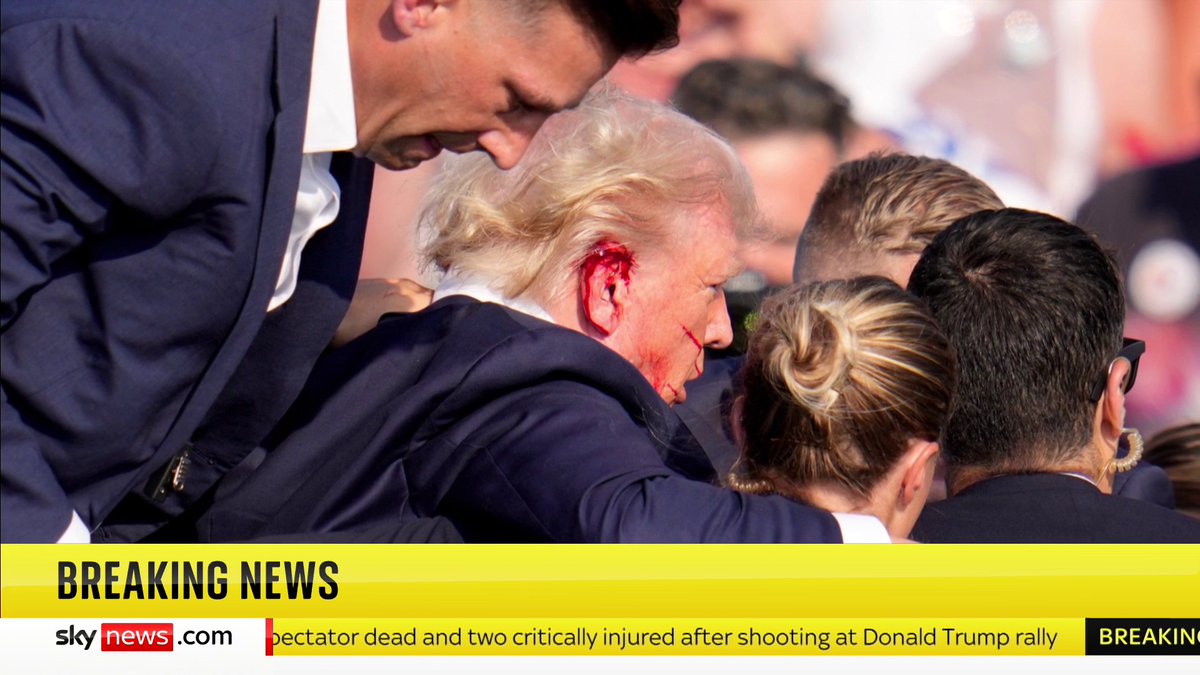 BREAKING: The FBI has confirmed the name of the shooter as 20-year-old Thomas Matthew Crooks. Sky's US correspondent Mark Stone reports. Live blog: 📺 Sky 501, Virgin 602, Freeview 233 and YouTube