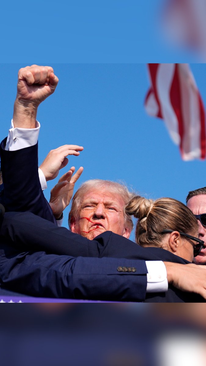 ABD Eski Başkanı ve başkan adayı Donald Trump'a Pensilvanya'daki seçim mitingi sırasında suikast girişiminde bulunuldu Trump silahlı saldırıda sağ kulağından yaralandı