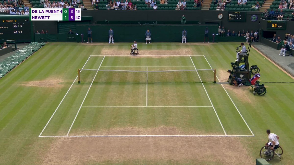 HEWETT COMPLETES THE SET 🫶 🔥 Alfie Hewett is now a singles and doubles champion at all four Grand Slams, defeating Martin De La Puente 6-2, 6-3 to win the Gentlemen's Wheelchair singles title for the first time 🇬🇧 #Wimbledon