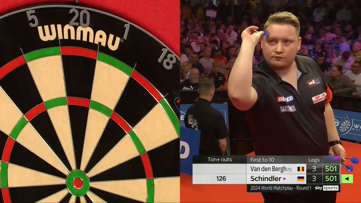 🚨 VAN DEN BERGH HITS A NINE-DARTER! 🚨 A moment of magic from Dimitri Van den Bergh! 🇧🇪🙌 📺 #WMDarts | R1