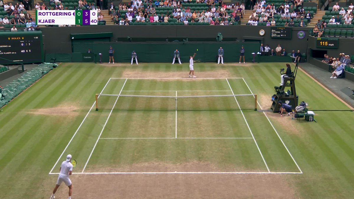 Nicolai makes Norwegian history 🇳🇴 Budkov Kjaer becomes the first Norwegian to win a Grand Slam singles title at any level, defeating Mees Rottgering 6-3, 6-3 to win the Boys' Singles final! #Wimbledon
