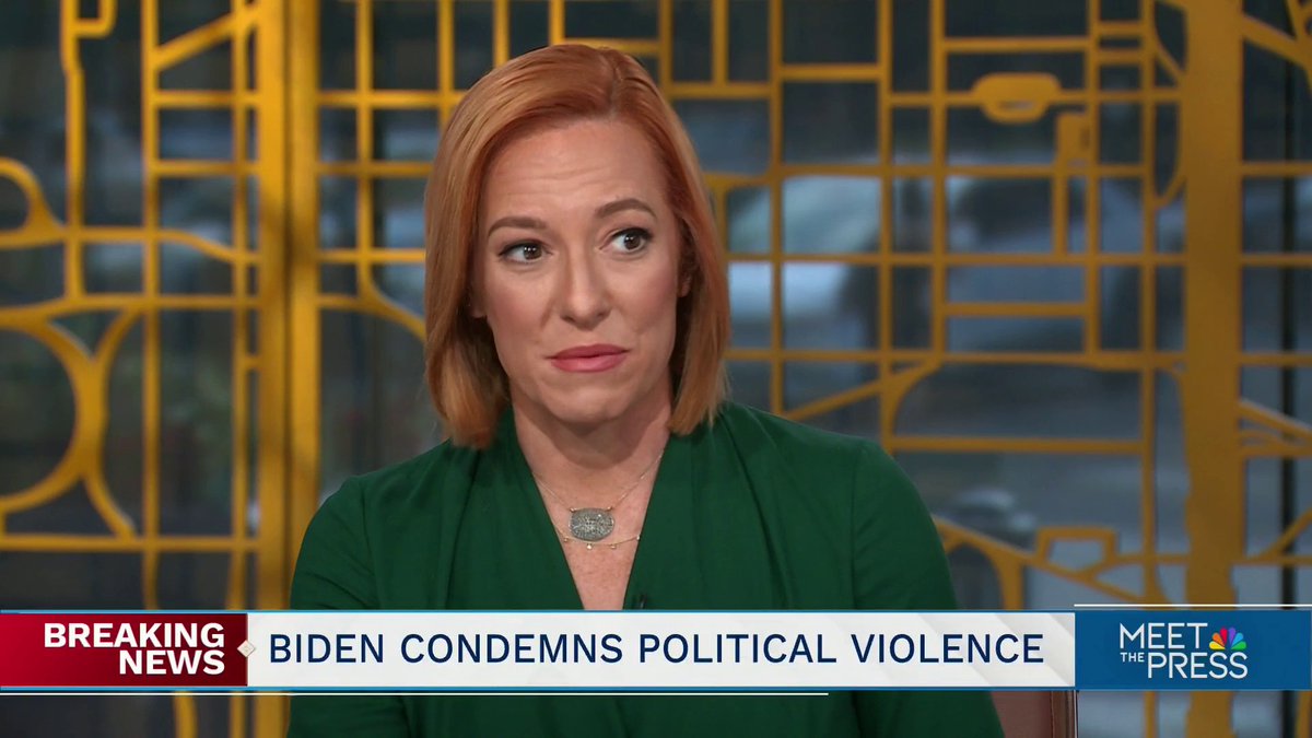 WATCH: Jen Psaki says anyone being “political” after the attempted assassination of former President Trump is “feeding into the danger.” “I’m incredibly scared,” she says.