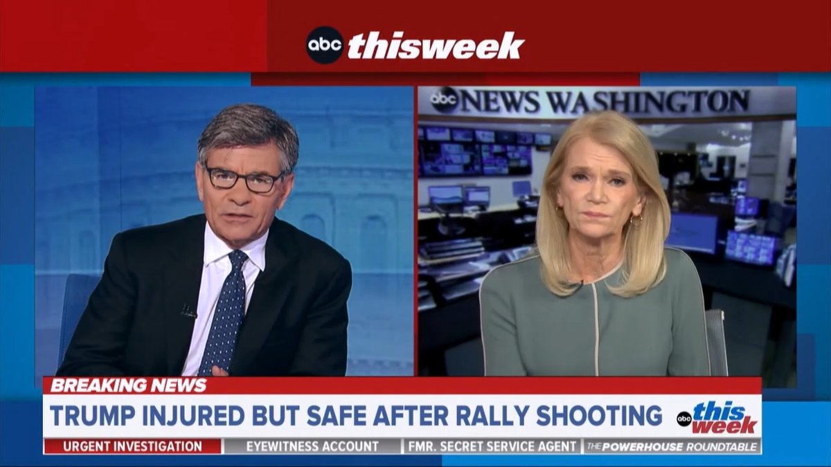 George Stephanopoulos: “President Trump and his supporters have contributed to this violent rhetoric as well.”