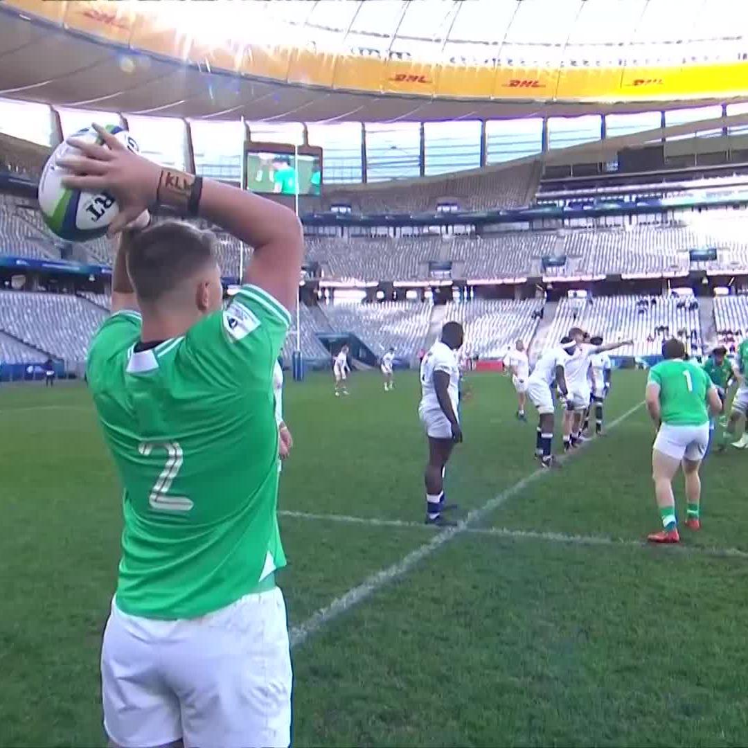 The perfect start for the Irish 20s! Brilliant interplay between Oliver Coffey and Hugh Gavin to create this. #ENGvIRE