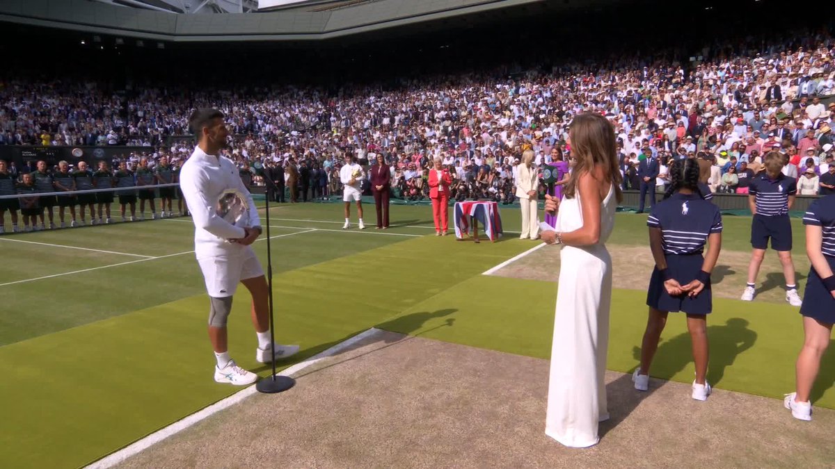 "Thank you for bringing the smile to my face every single day" Touching words from Novak, recognising the people who matter most 🫶 #Wimbledon