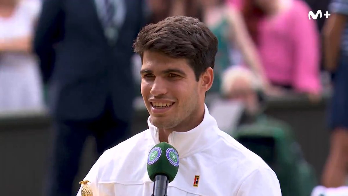 🇪🇸 ''Yo ya he hecho mi trabajo. Veremos el fútbol''. Hay que acabar la misión, Selección Española Masculina de Fútbol. #Wimbledon #LaPistaDelTenis