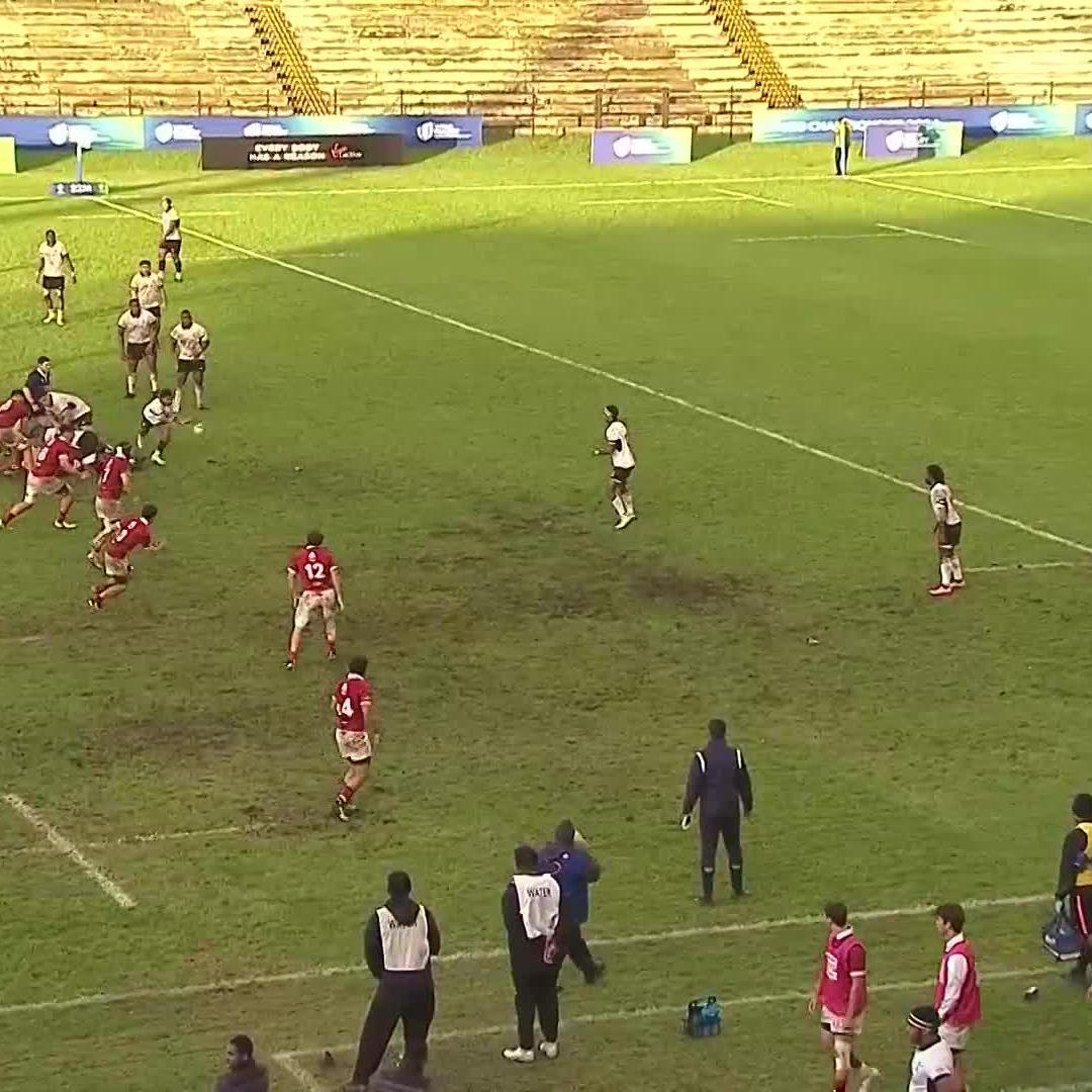 Tell me you're Fijian without telling me you're Fijian... Toso Fiji Toso ๐ซ๐ฏ๐ซ๐ฏ๐ซ๐ฏ #WorldRugbyU20s