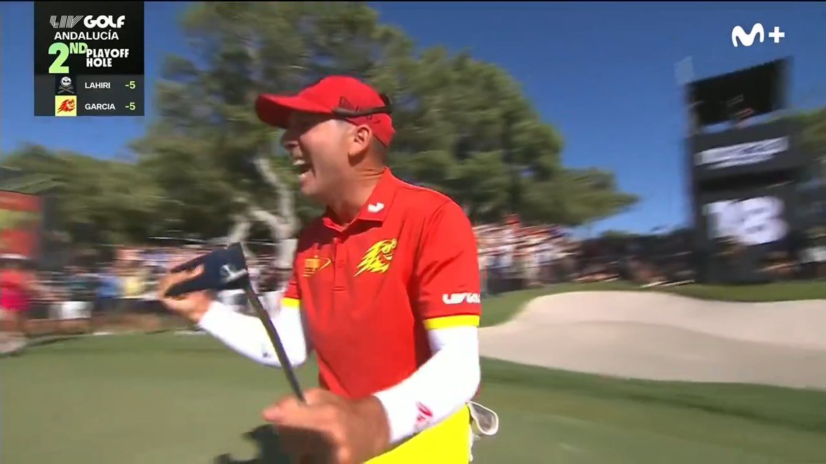 🥹 1380 días después. En su casa, en su campo favorito. Esta victoria en LIV Golf es para el recuerdo de todos, Sergio Garcia. #AquíGritamosGolf