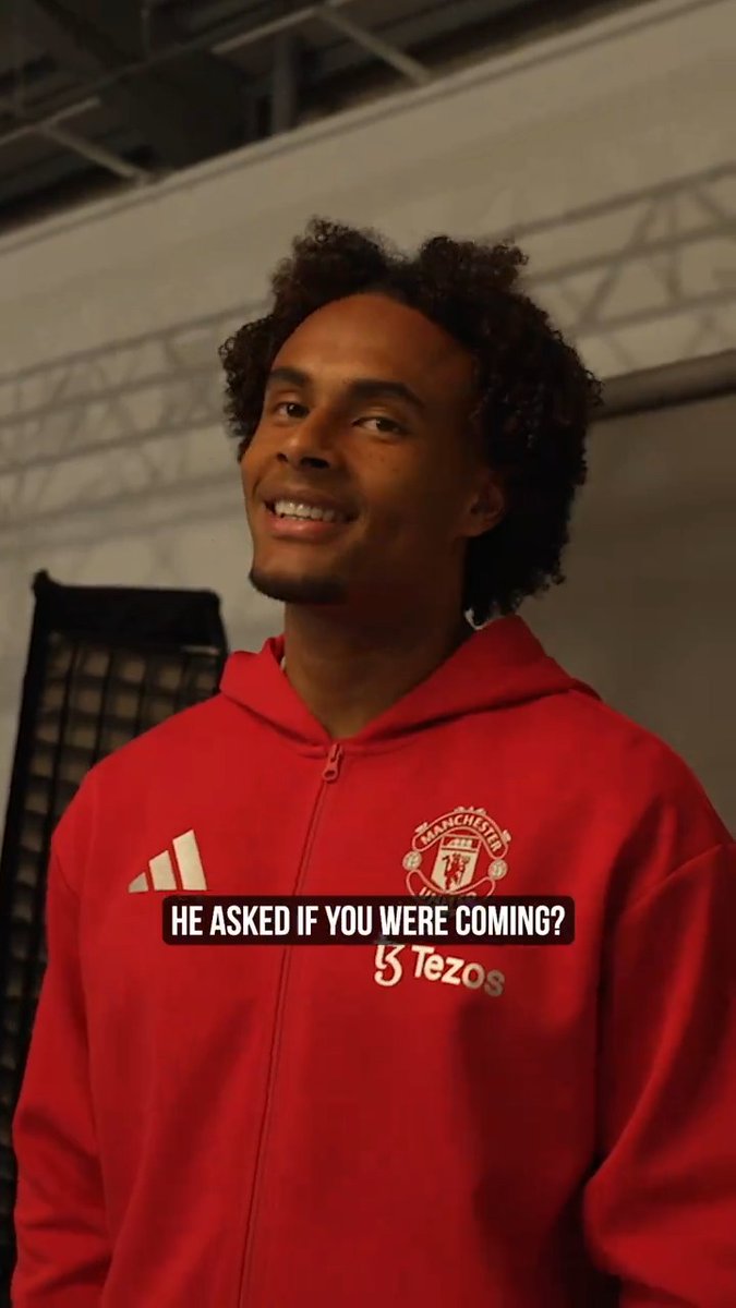 So, what was said between Joshua and Kobbie after the #EURO2024 semi-final? 👀😉 #MUFC