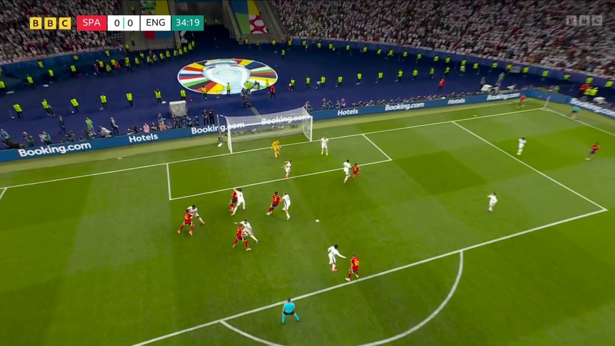 Aymeric Laporte thought Spain should've had a penalty... #BBCEuros #Euro2024 #ESPENG