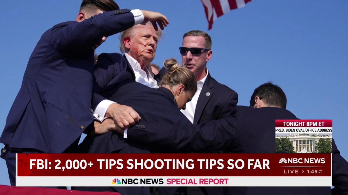 An FBI official tells NBC News: -At the moment, no indications of mental health issues for suspect -Over 2,600 tips have been received -FBI working to get access to suspect's phone, phone being shipped to lab