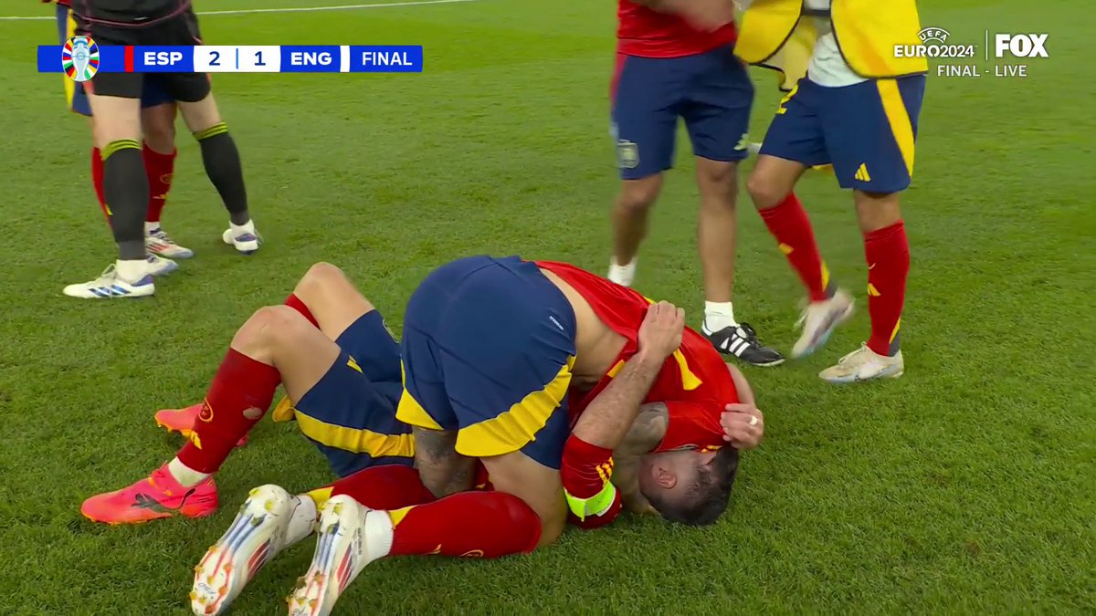 For the first time in 12 years Spain has climbed to the top of the European mountain top and are champions again!