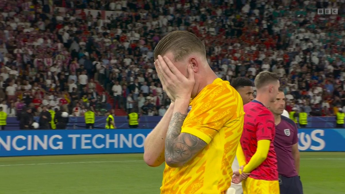A tough moment for England ๐ #BBCEuros #Euro2024