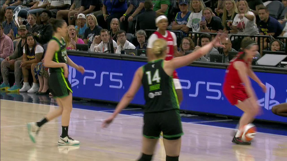 Caitlin Clark was assessed a technical foul for contact to the face on Cecilia Zandalasini.