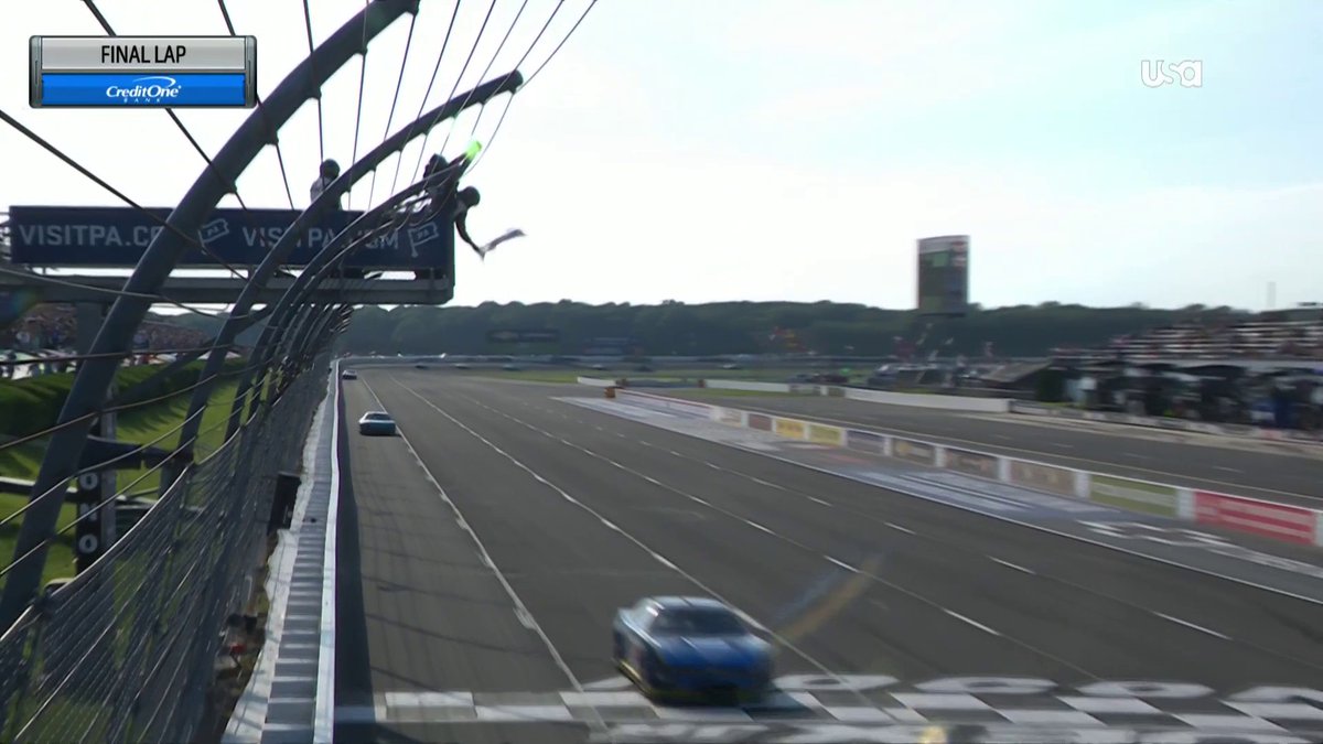 RYAN BLANEY WINS! Seven years after getting his first career NASCAR win at Pocono, he gets it done again.