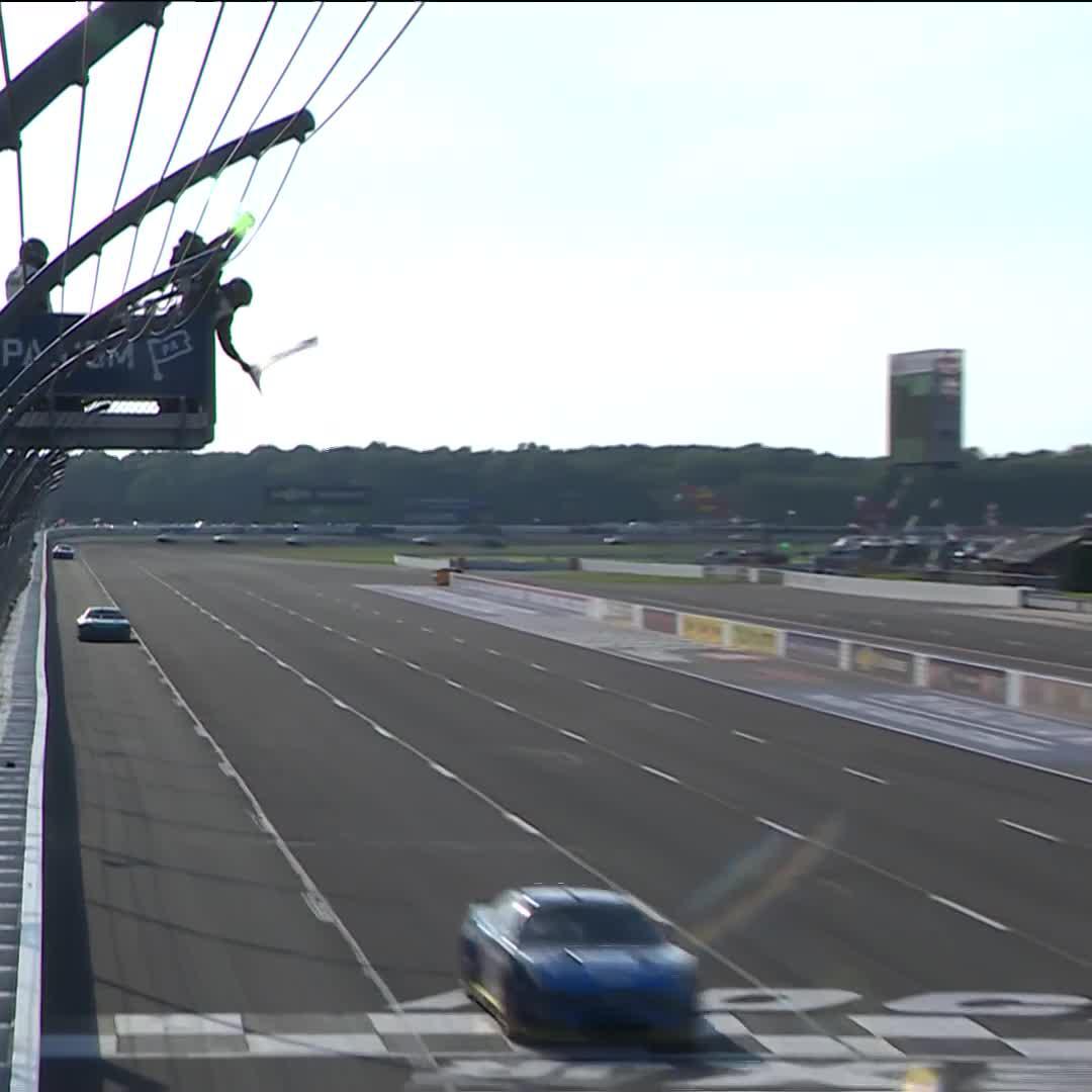 "Hell yeah, boys! Let's go!" Another Pocono Raceway trophy is going home with Ryan Blaney!