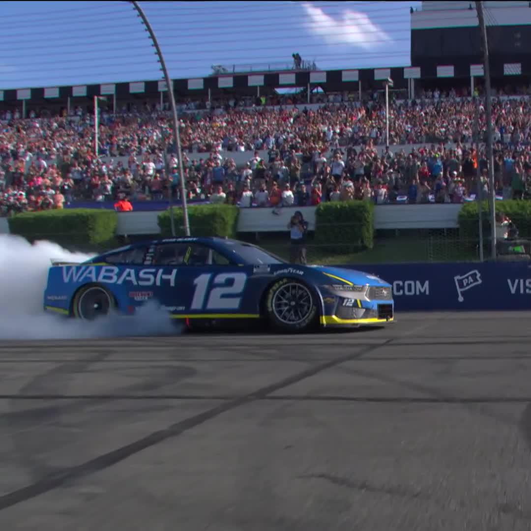 It's Ryan Blaney Burnout Time, folks.