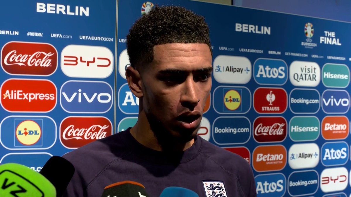 "To lose in that way is really cruel" 💬 Jude Bellingham describes England's defeat to Spain as "heartbreaking" 💔