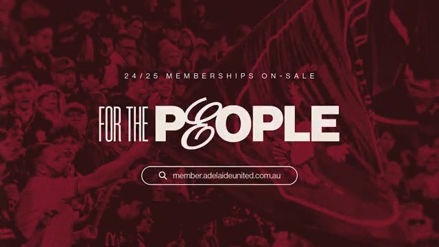 Adelaide United. For The People. Join us on this journey → #ForThePeople