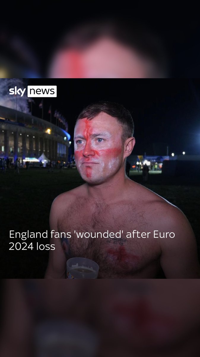 England fans said they were left 'wounded' and 'heartbroken' after losing the Euro final against Spain.