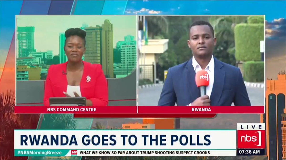 VIDEO: Polling stations in Rwanda opened at 7 a.m. and will close at 3 p.m. today. The electoral commission has established more than 2,500 polling stations nationwide to ensure a fair voting process. Canary Mugume #NBSMorningBreeze #NBSUpdates