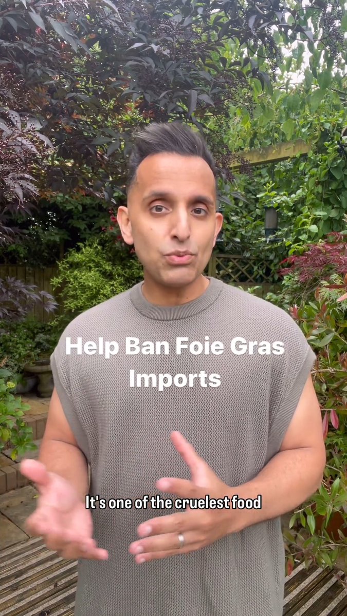 A huge thank you to Dr Amir Khan GP for calling for foie gras imports to be banned in the UK. To add your voice please share this post and tag your MP.